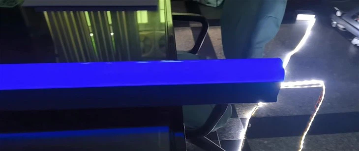 Acrylic Plastic Extrusions For Gas Station